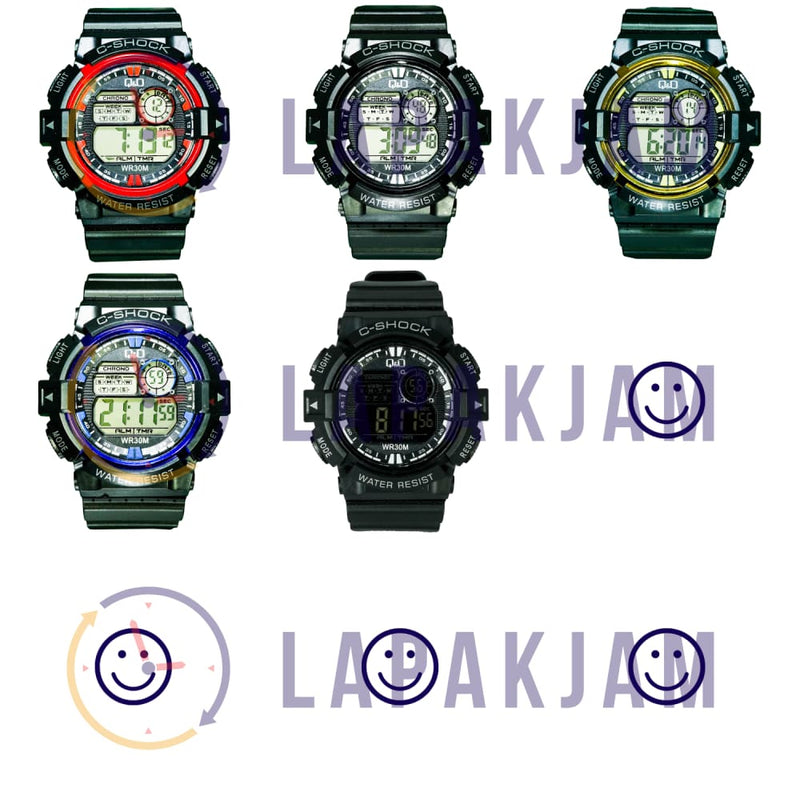 Jam Tangan Digital QnO D - 02