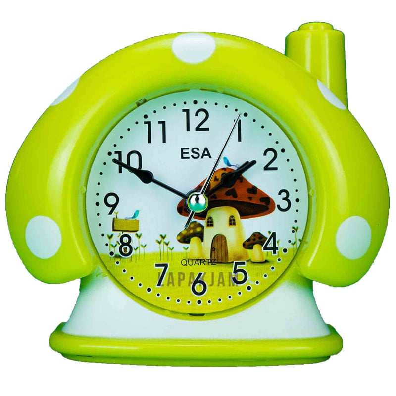 Jam Weker Analog Polos Minimalis Esa Hijau WEESA3110HIJ