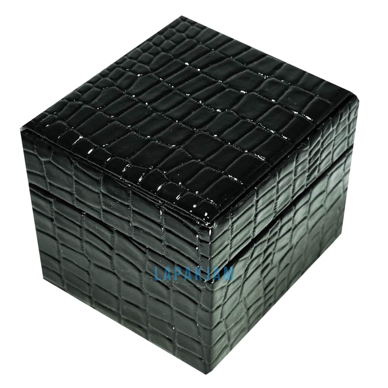 Kotak Jam Tangan Croco KC-30B Hitam