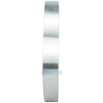 Jam Dinding Analog Polos Minimalis Stainless Biru JDST2814ABIR