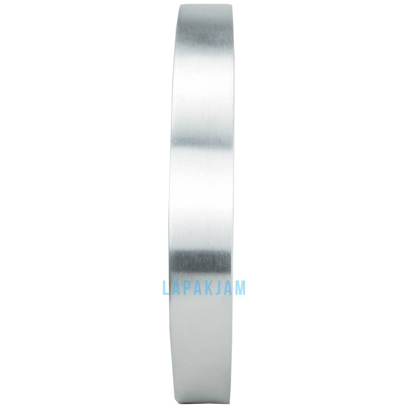 Jam Dinding Analog Polos Minimalis Stainless Biru JDST2814ABIR