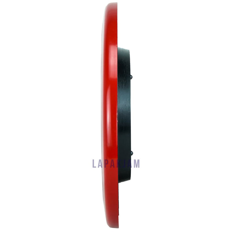 Jam Dinding Analog Polos Minimalis Edison Merah JDEDED280CMER