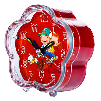 Jam Weker Analog Polos Minimalis Esa Merah WEESA3203MER