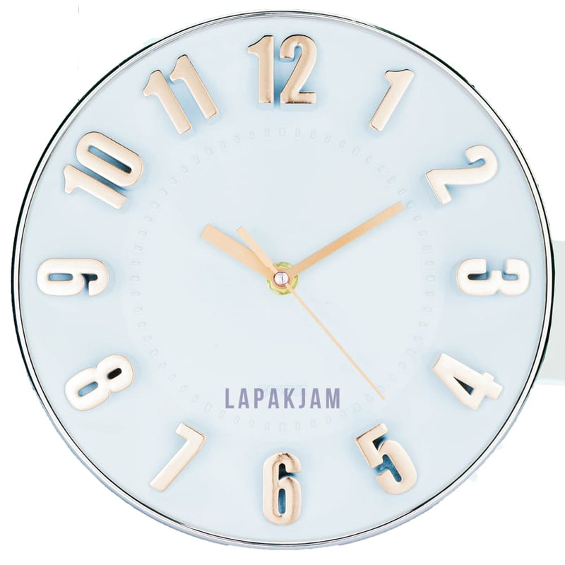 Jam Dinding Kikai KK-9622 Gold 22 Cm