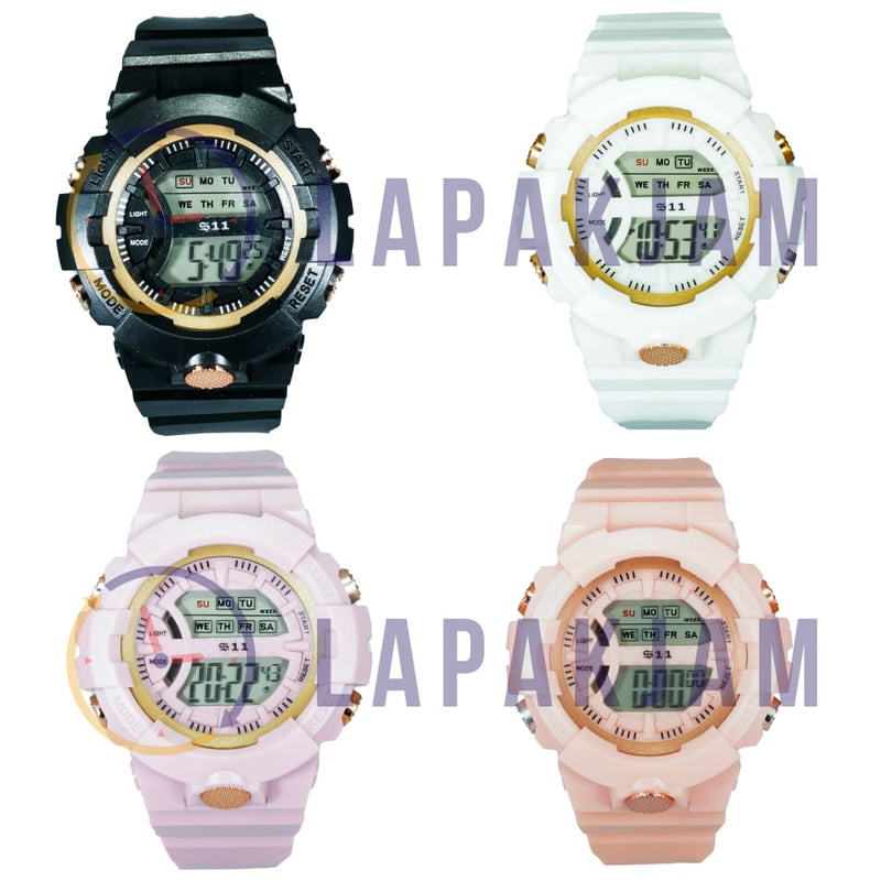 Jam Tangan Digital Sporty 511-B5 Hitam JA511-B5DHIT