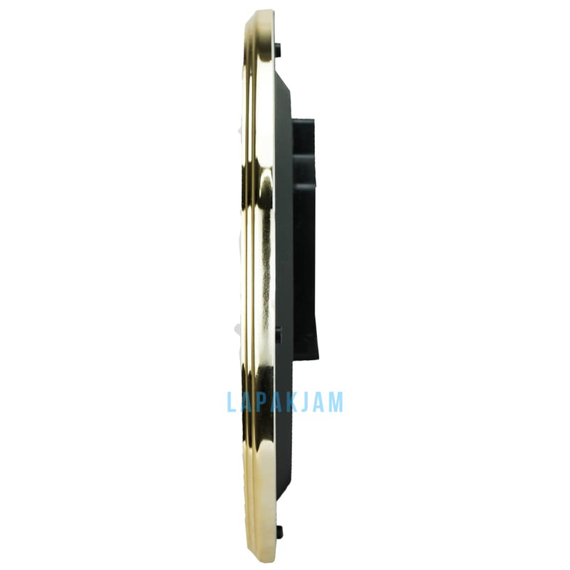 Jam Dinding Analog Kaligrafi Pioneer Gold JDPICR202PAR1G
