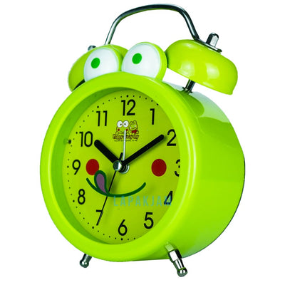 Jam Weker Analog Karakter Anak No Brand Hijau JDNO702KRHIJ