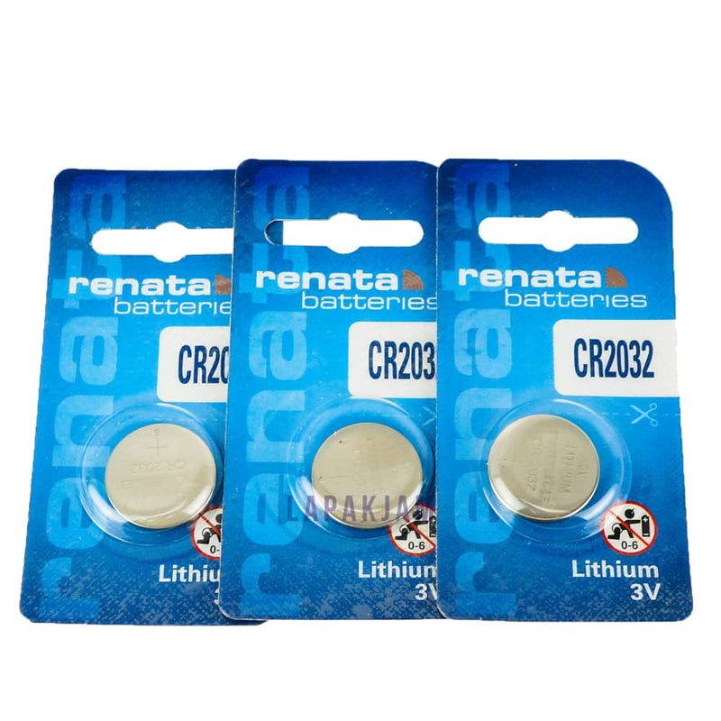 Baterai Jam Tangan Polos Renata Silver BARECR2032