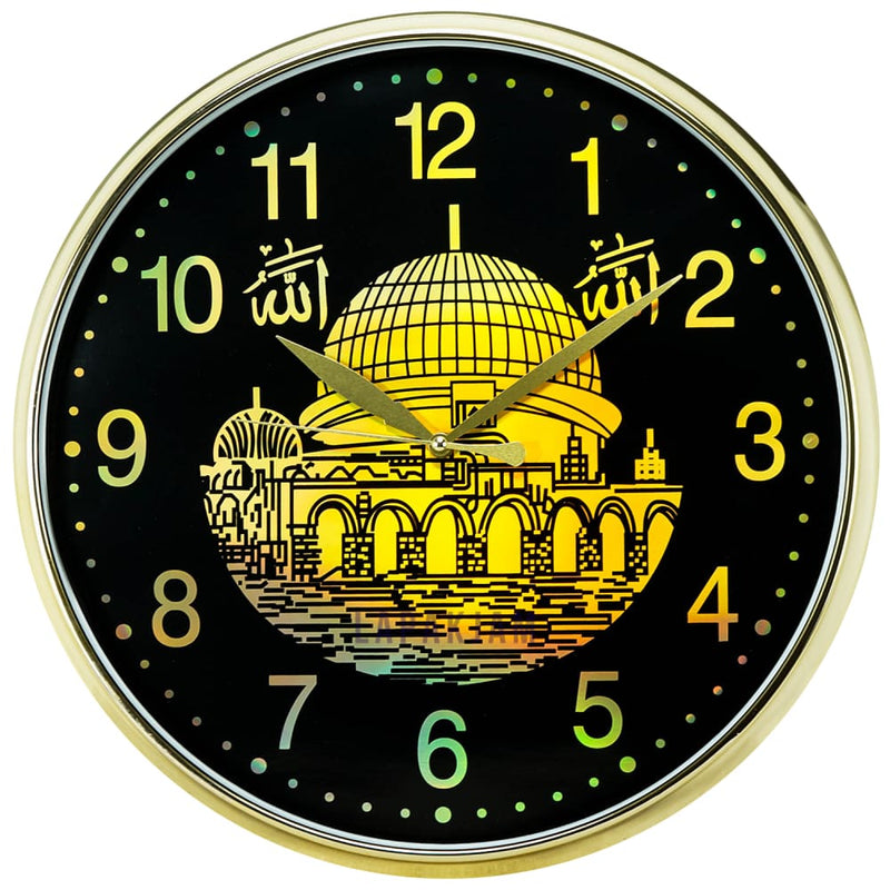 Jam Dinding Analog Nuansa Islami Trendy Gold JDTRT7319NGOL
