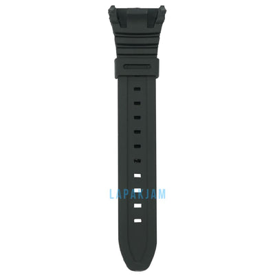 Tali Jam Tangan Karet Polos Fashion Tidak ada Merk Hitam TA0015KRT55HIT