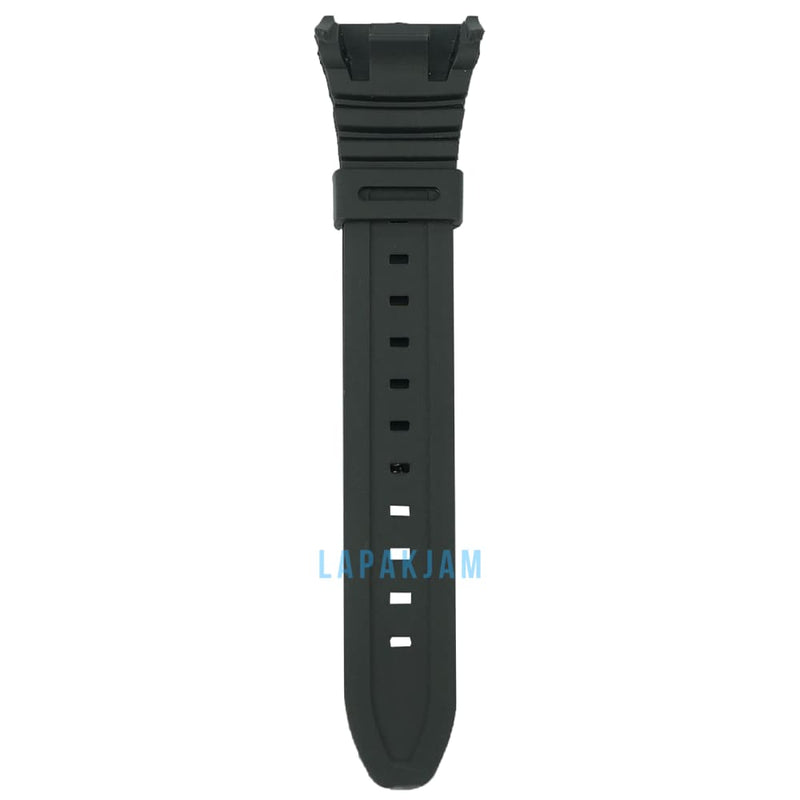 Tali Jam Tangan Karet Polos Fashion Tidak ada Merk Hitam TA0015KRT55HIT