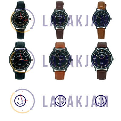 Jam Tangan Analog Formal Charles Delon Hitam JACHARCDW5205KHIT
