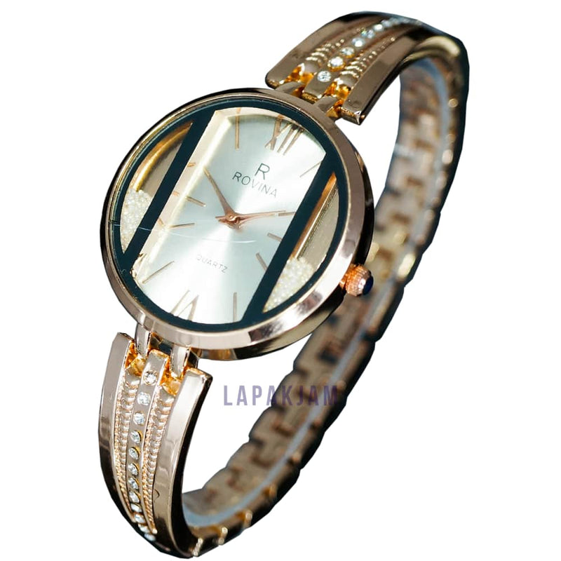 Jam Tangan Analog RV K-02 RP Gold