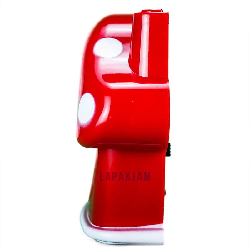 Jam Weker Analog Polos Minimalis Esa Merah WEES109MER