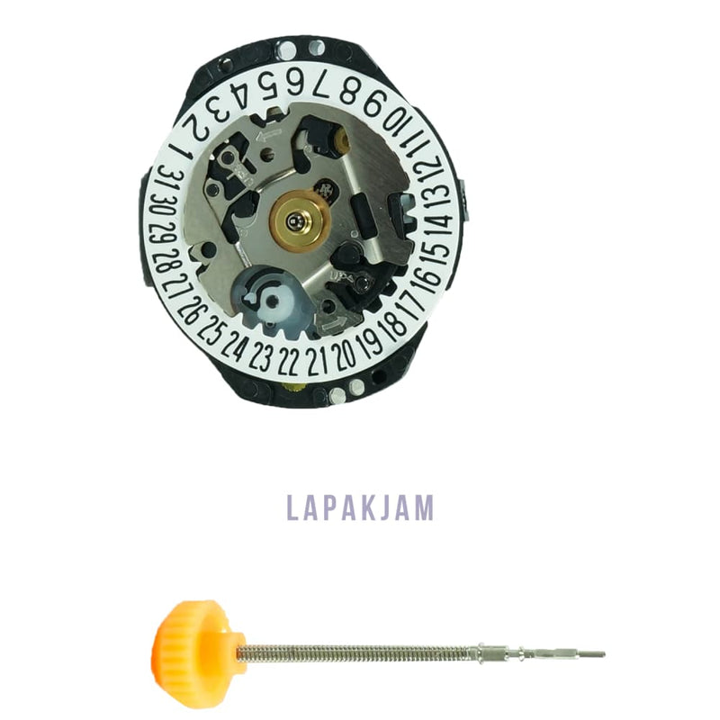 Mesin Jam Tangan VX 82-6 Tgl Diangka 6