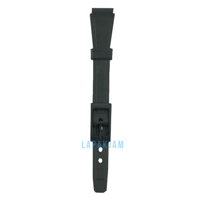 Tali Jam Tangan Karet Polos Fashion Tidak ada Merk Hitam TA03KAR0914IT