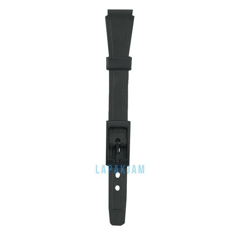Tali Jam Tangan Karet Polos Fashion Tidak ada Merk Hitam TA03KAR0914IT