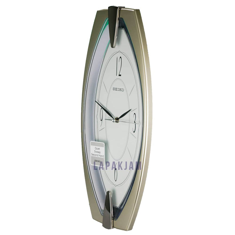 Jam Dinding Analog Polos Minimalis Seiko Silver JD0SEIK34SSL