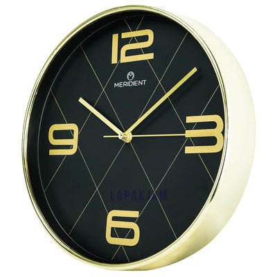 Jam Dinding Analog Polos Minimalis Meridient Gold JDMEMINAGOL