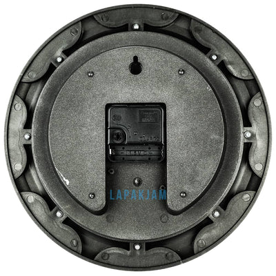 Jam Dinding Analog Permata/Feminim/Norak I&f Silver JD0058IF8845SI