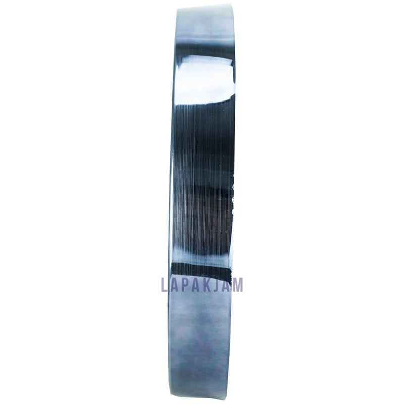Jam Dinding Analog Polos Minimalis Stylo Grey Chrome JDST311-8GRE