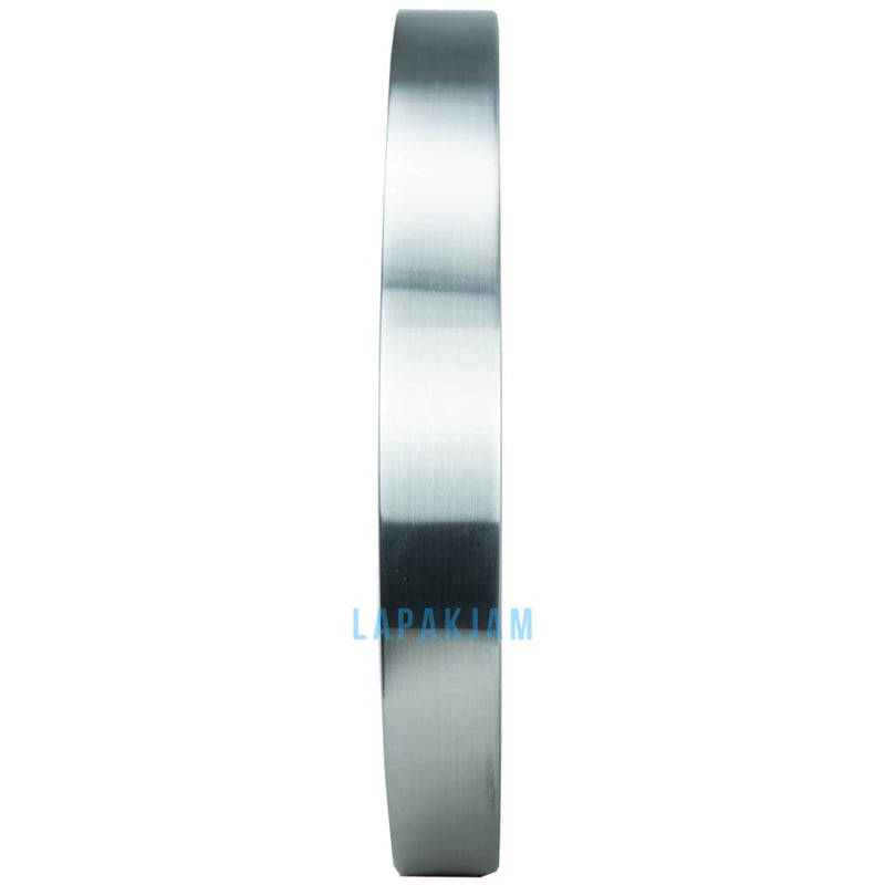 Jam Dinding Analog Polos Minimalis Stainless Biru JDST7036BIR