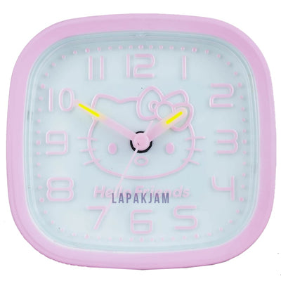 Jam Weker Analog Karakter Anak Esa Putih-Pink WENONF70HKPIN