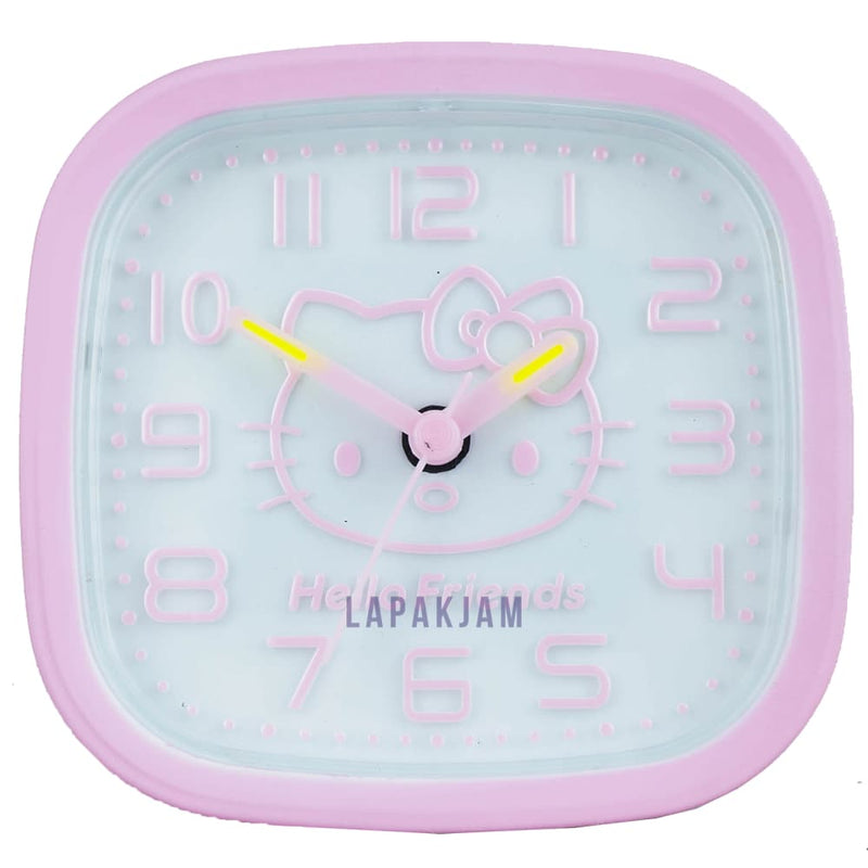 Jam Weker Analog Karakter Anak Esa Putih-Pink WENONF70HKPIN