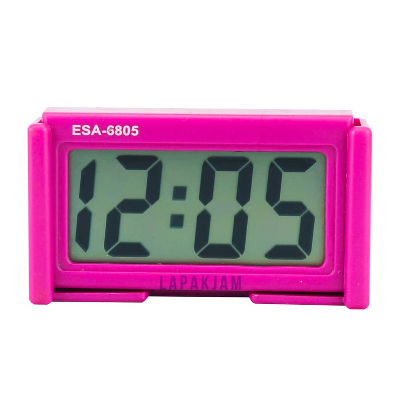 Jam Mobil Digital Polos Minimalis Esa Pink JMES685PIN