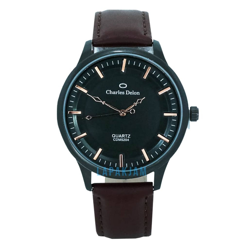 Jam Tangan Analog Formal Charles Delon Coklat 1 JACHARCDM5204KCOK