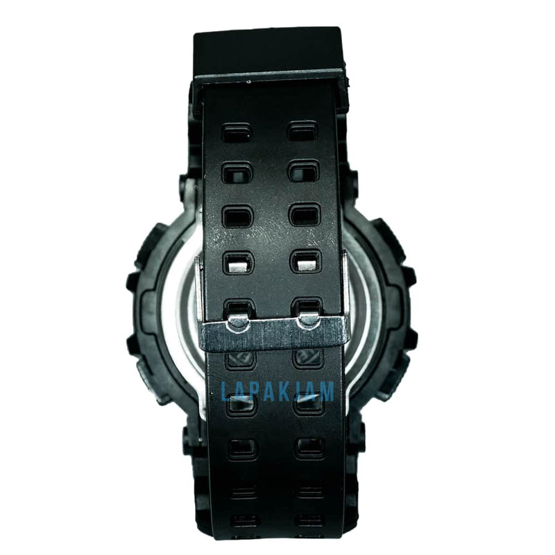 Jam Tangan Digital Sporty QnO Hitam Biru JAQNOD-04DHITBIR