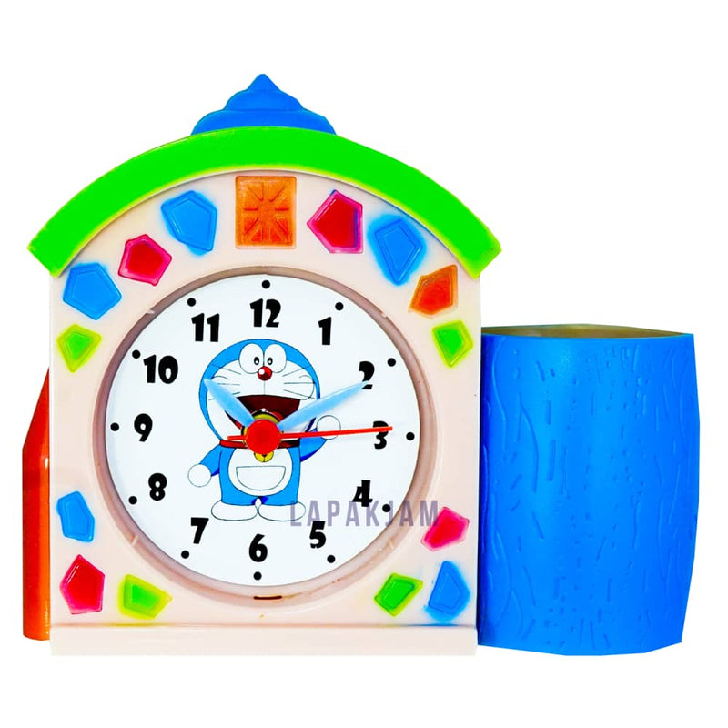 Jam Weker Panda W002 Doraemon Pink