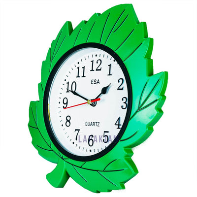 Jam Dinding Analog Karakter Anak Esa Hijau Hitam JDES32HIJHIT