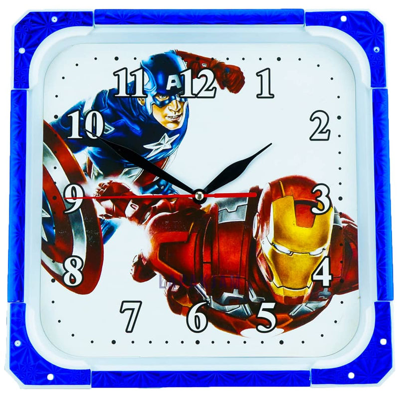Jam Dinding Analog Karakter Anak Esa Biru JDES12ROBIR