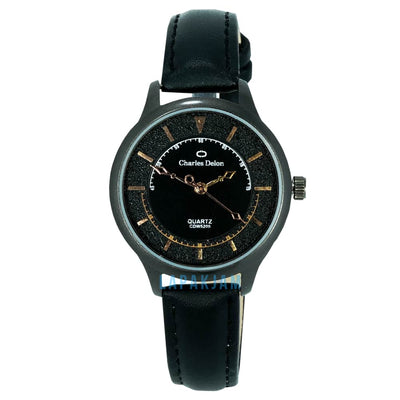 Jam Tangan Analog Formal Charles Delon Hitam JACHARCDW5205KHIT