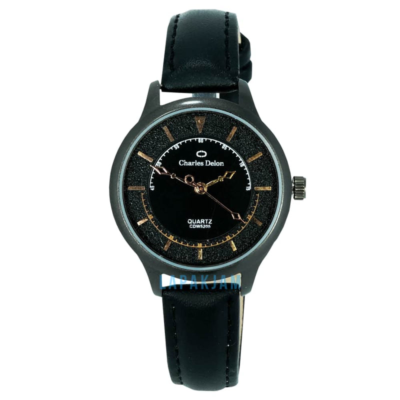 Jam Tangan Analog Formal Charles Delon Hitam JACHARCDW5205KHIT