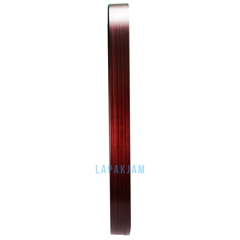 Jam Dinding Analog Polos Minimalis Estiloren Maroon JD40T272P1MMAR
