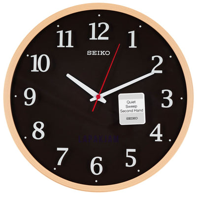 Jam Dinding Analog Polos Minimalis Seiko Cream JDSEIKQXA731ACRE