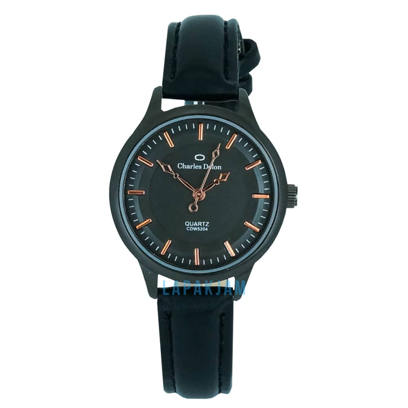 Jam Tangan Analog Formal Charles Delon Hitam JACHARCDW5204KHIT