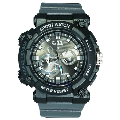 Jam Tangan Analog Casual 511-A1 Abu Hitam JA511-A1AABUHIT