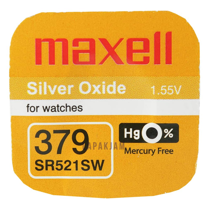 Baterai Jam Tangan Polos Maxell Silver BAMA379S521SW
