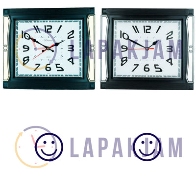 Jam Dinding Analog Polos Minimalis Premier Gold JD43PRE32BLE