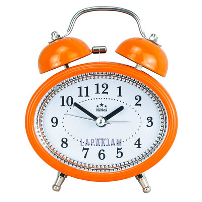 Jam Weker Analog Polos Minimalis Esa Orange WEKIKK833ORA