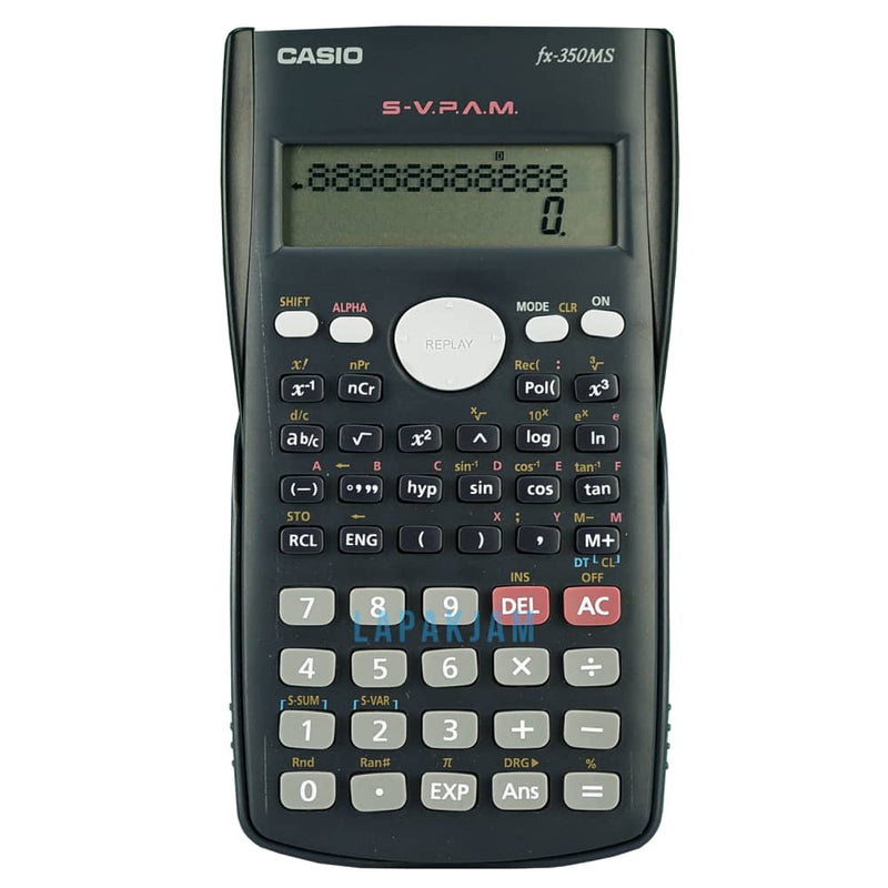 Kalkulator Basic Polos Casio Navy KLCAFX350MS
