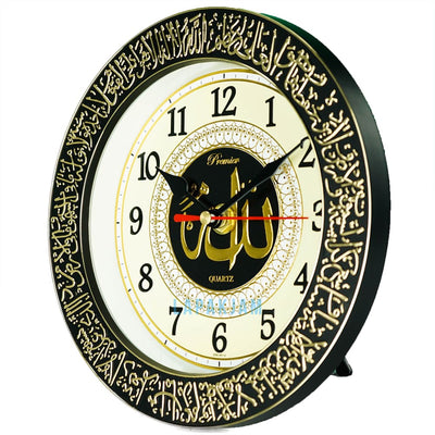 Jam Dinding Analog Polos Minimalis Premier Hitam JD60200PA1-4BL