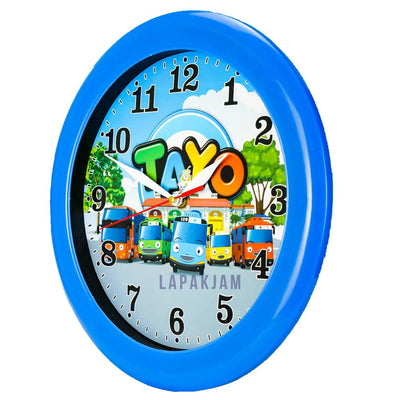 Jam Dinding Analog Karakter Anak Ogana Tayo JDOG888TYBIR