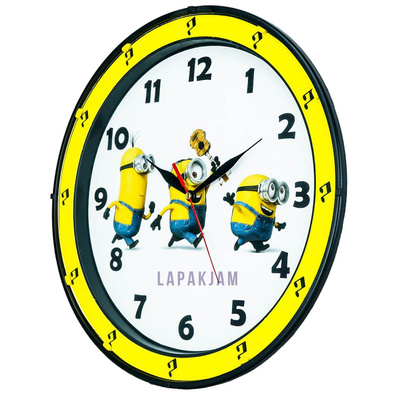 Jam Dinding Analog Karakter Anak Esa Minion JDES34I