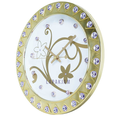 Jam Dinding Analog Polos Minimalis Esa Gold JDESS-943GOL