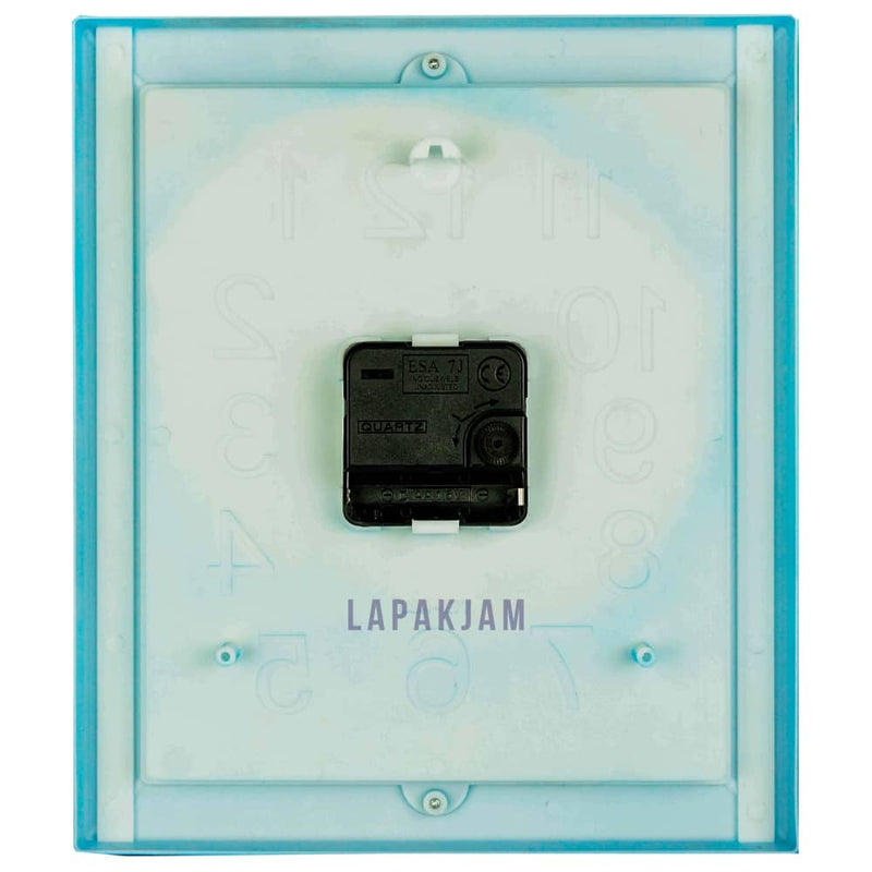 Jam Dinding Analog Polos Minimalis Esa Biru JDESA277BIR