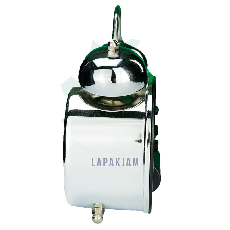 Jam Weker Analog Polos Minimalis Kikai Silver WEKIKA2859SIL